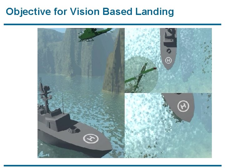 Objective for Vision Based Landing 