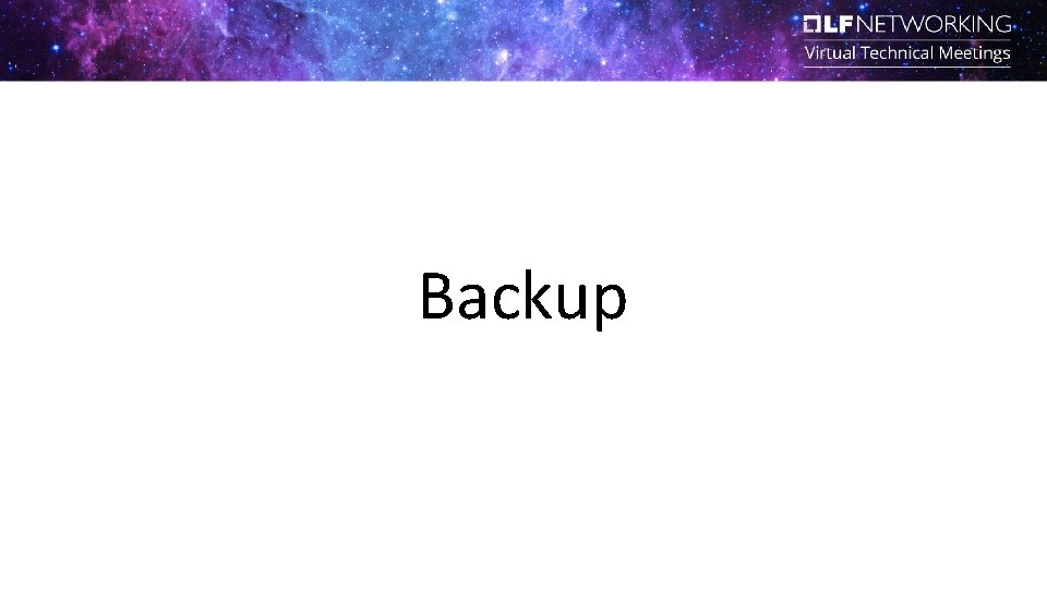 Backup Backup