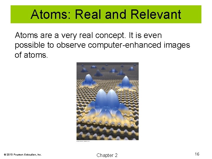 Atoms: Real and Relevant Atoms are a very real concept. It is even possible