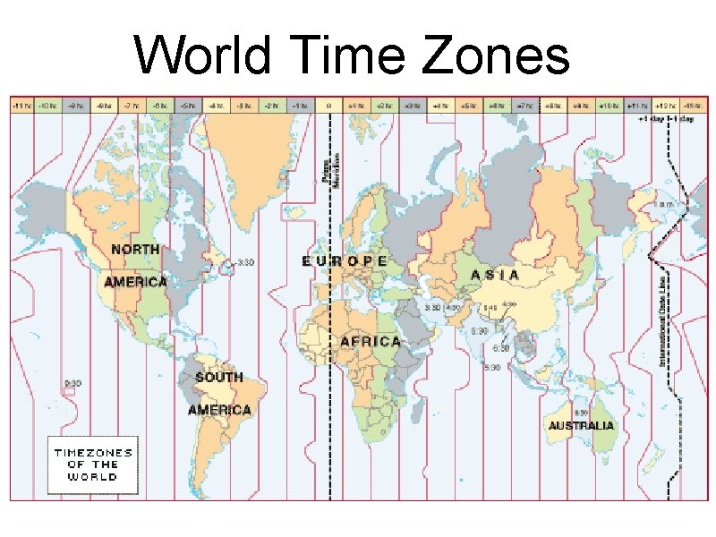 World Time Zones 