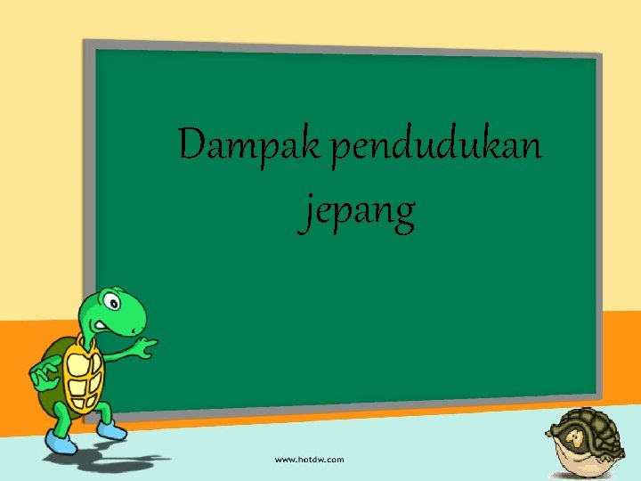 Dampak pendudukan jepang 