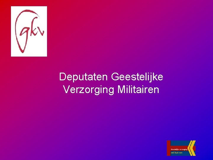 Deputaten Geestelijke Verzorging Militairen 