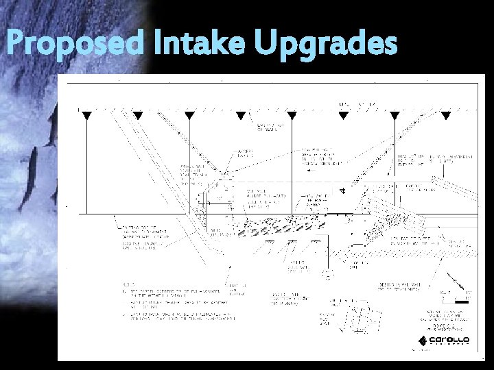 Proposed Intake Upgrades 