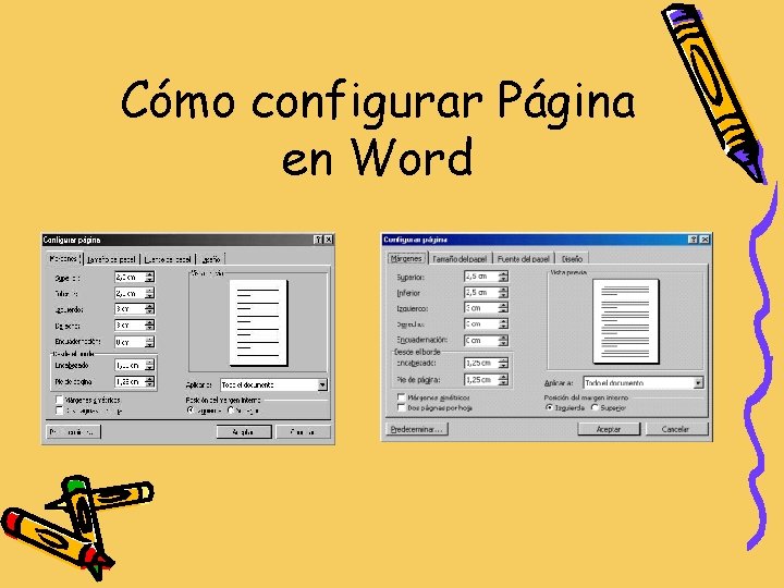 Cómo configurar Página en Word 
