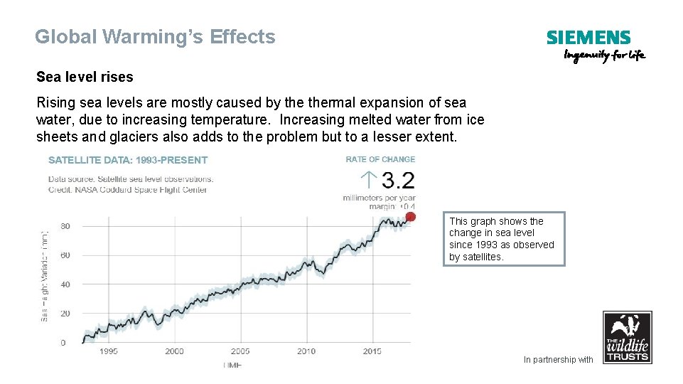 Global Warming’s Effects Sea level rises Rising sea levels are mostly caused by thermal