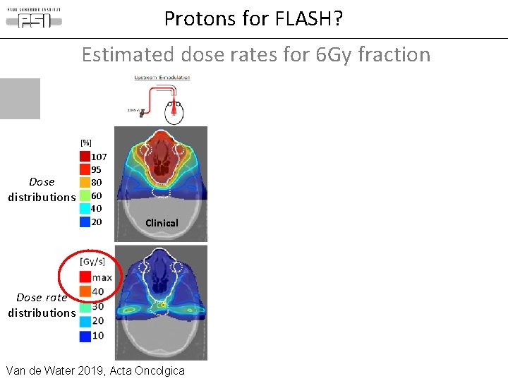 Protons for FLASH? Estimated dose rates for 6 Gy fraction Single energy (230 Me. Protons for FLASH? Estimated dose rates for 6 Gy fraction Single energy (230 Me.