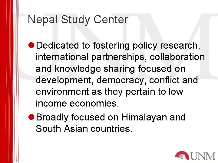 Nepal Study Center l Dedicated to fostering policy research, international partnerships, collaboration and knowledge