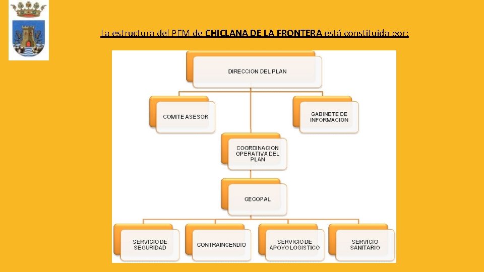 La estructura del PEM de CHICLANA DE LA FRONTERA está constituida por: 