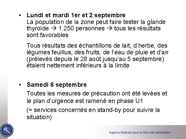  • Lundi et mardi 1 er et 2 septembre La population de la