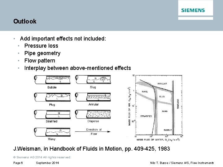 Outlook • Add important effects not included: • Pressure loss • Pipe geometry •