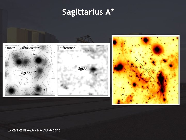 Sagittarius A* Eckart et al A&A - NACO K-band 