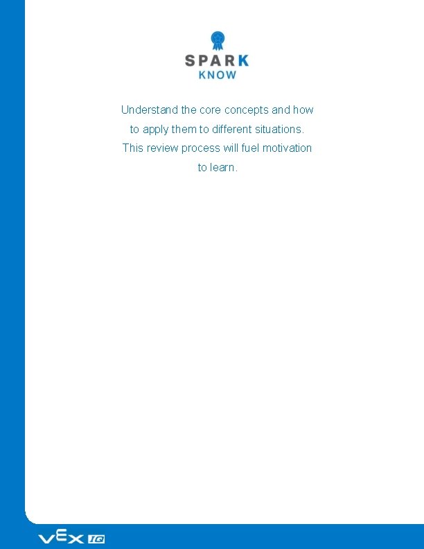 Understand the core concepts and how to apply them to different situations. This review