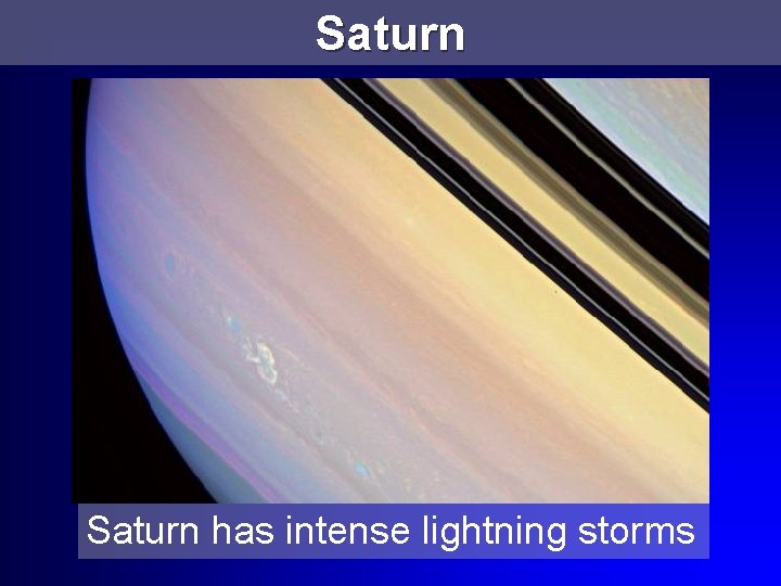 Saturn Cat the equator are no longer going as fast as they used to;