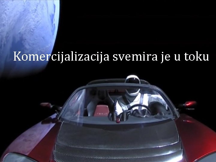 Komercijalizacija svemira je u toku 