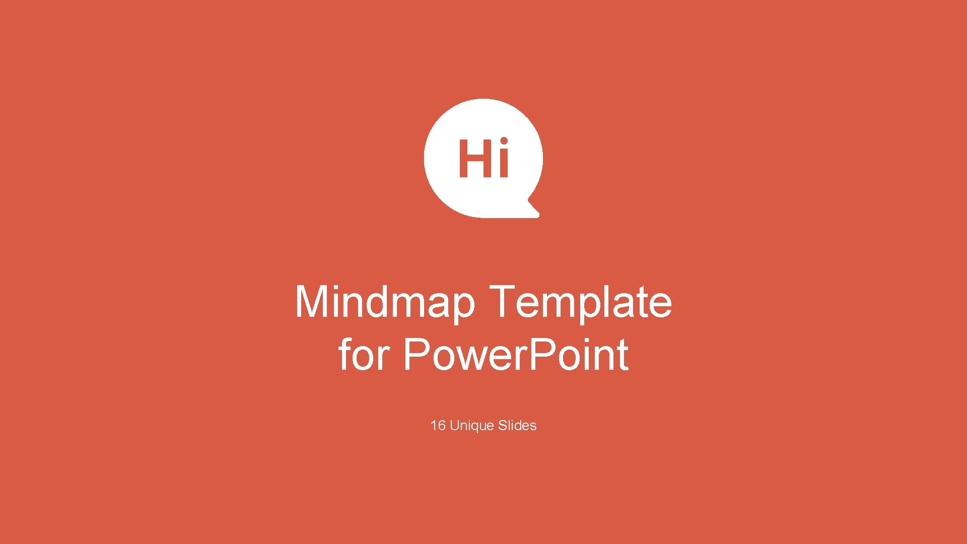 Mindmap Template for Power. Point 16 Unique Slides 