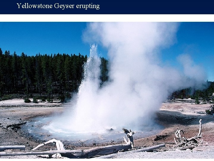 Yellowstone Geyser erupting 