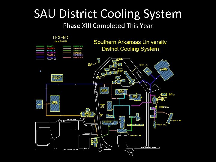 SAU District Cooling System Phase XIII Completed This Year 