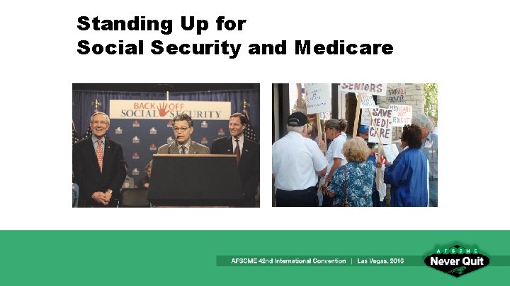 Standing Up for Social Security and Medicare 