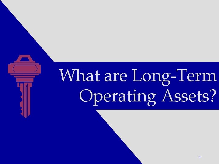 What are Long-Term Operating Assets? Financial Accounting, 7 e Stice/Stice, 2006 © Thomson 3