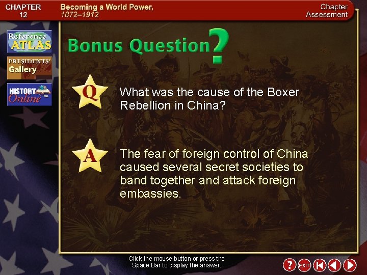 What was the cause of the Boxer Rebellion in China? The fear of foreign