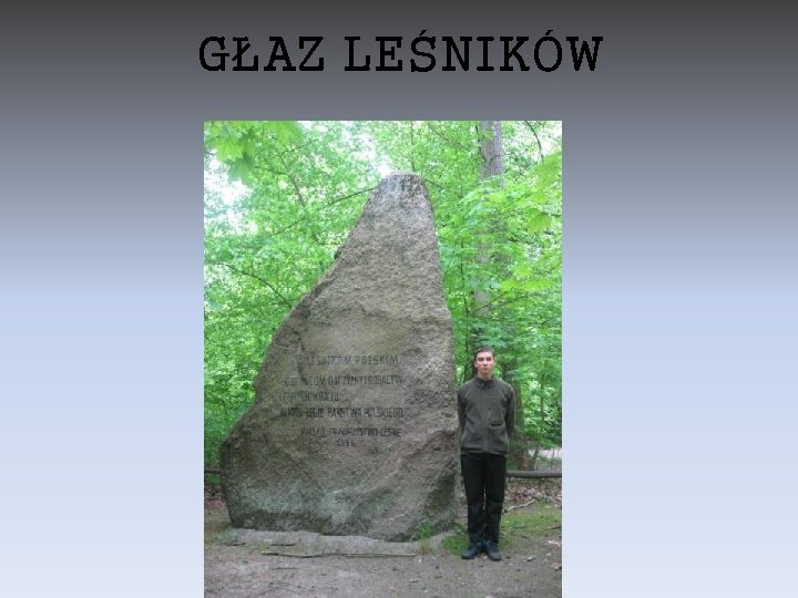 GŁAZ LEŚNIKÓW 