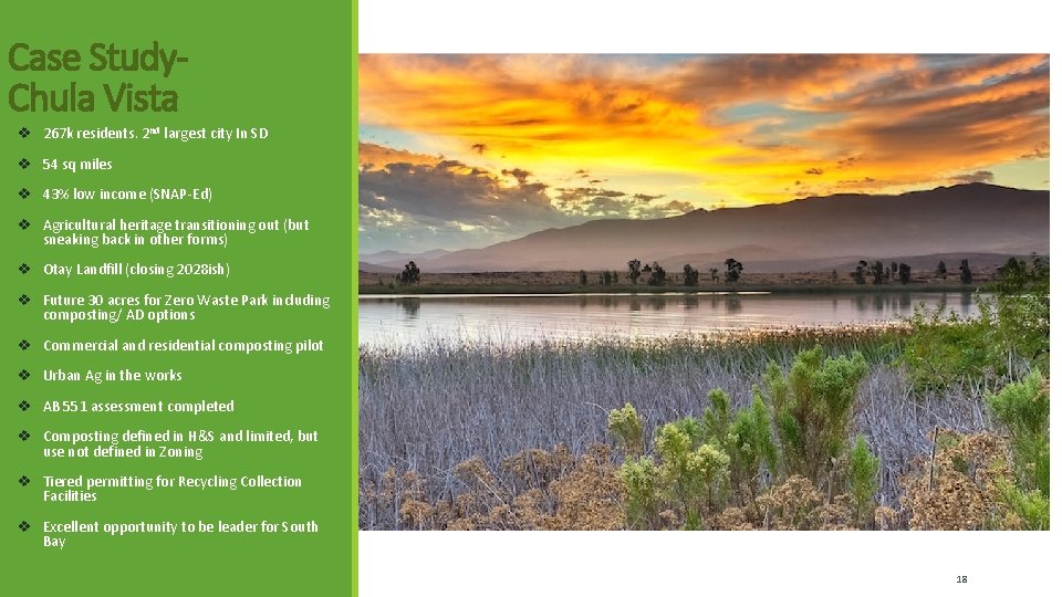 Case Study. Chula Vista v 267 k residents. 2 nd largest city In SD Case Study. Chula Vista v 267 k residents. 2 nd largest city In SD