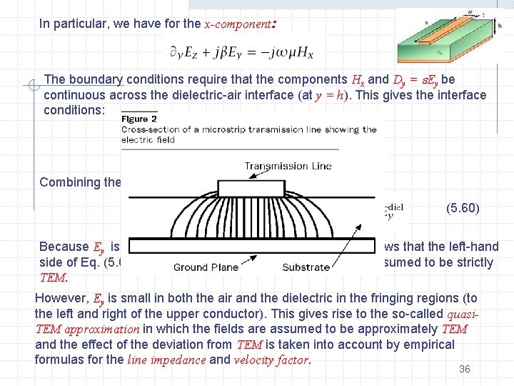 In particular, we have for the x-component: The boundary conditions require that the components
