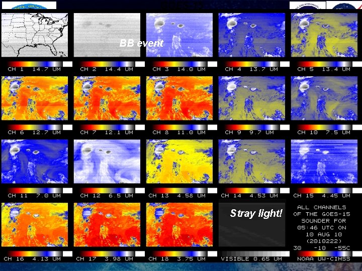 GOES-15 BB event Stray light! 