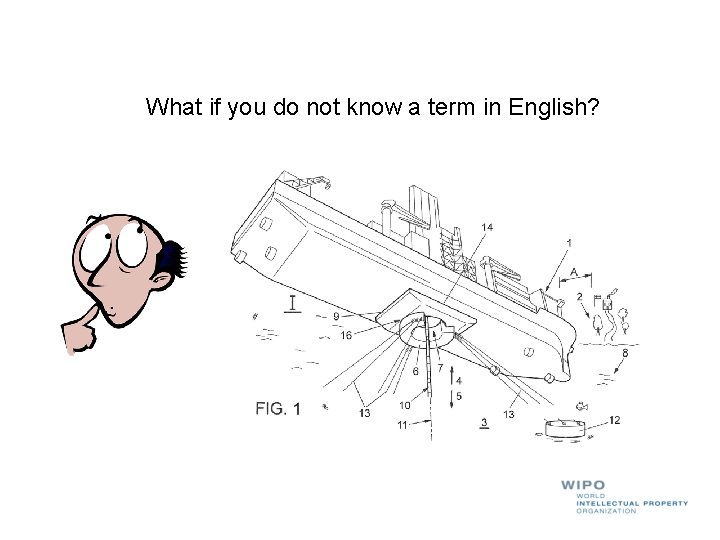 What if you do not know a term in English? 