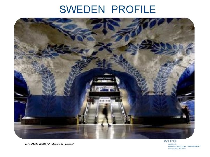 SWEDEN PROFILE Very artistic subway in Stockholm, Sweden 