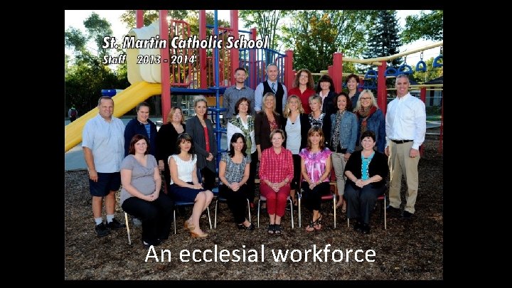 An ecclesial workforce 