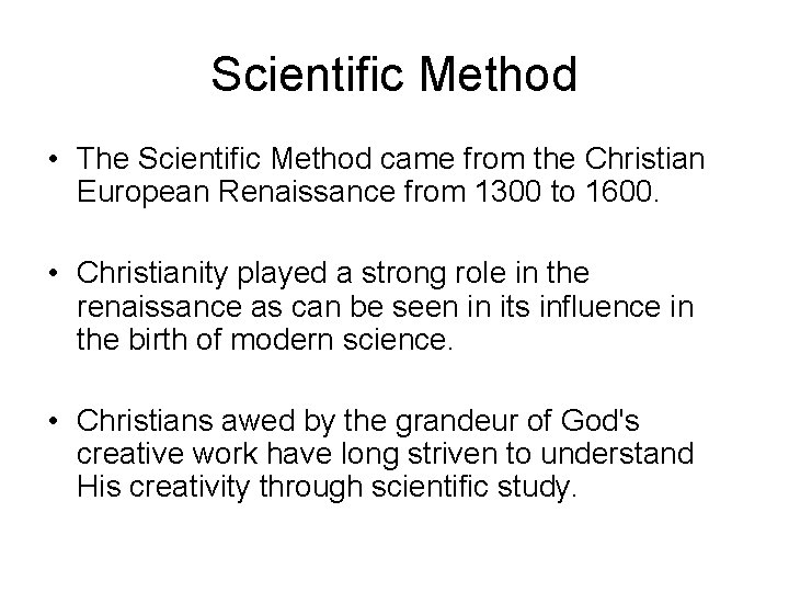 Scientific Method Renaissance Time Paradoxes Class Dave Sargent 852012 Mars Science Laboratory