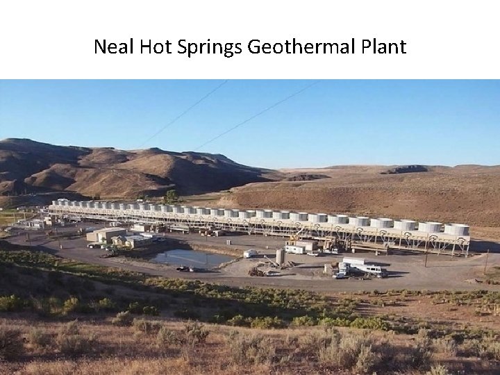 Neal Hot Springs Geothermal Plant 