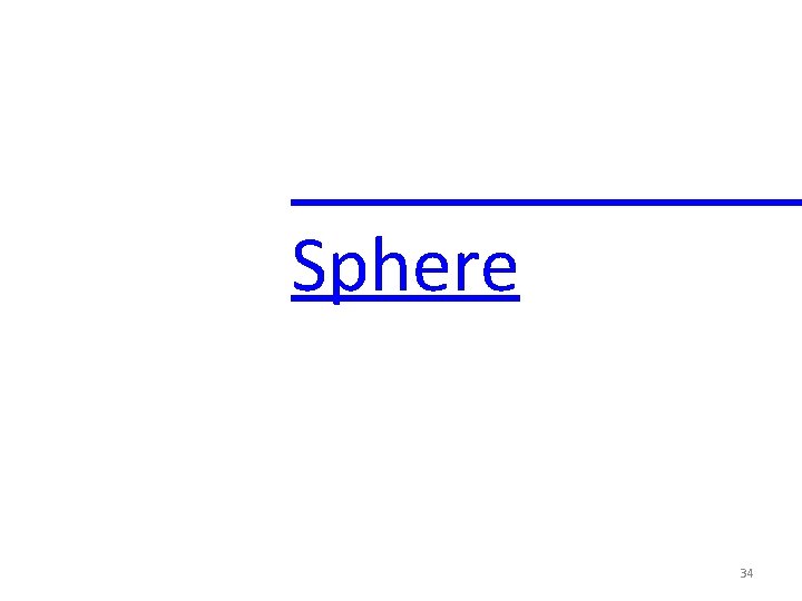 Sphere 34 