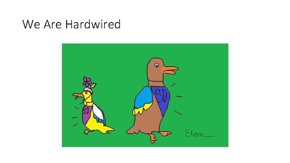 We Are Hardwired We Are Hardwired