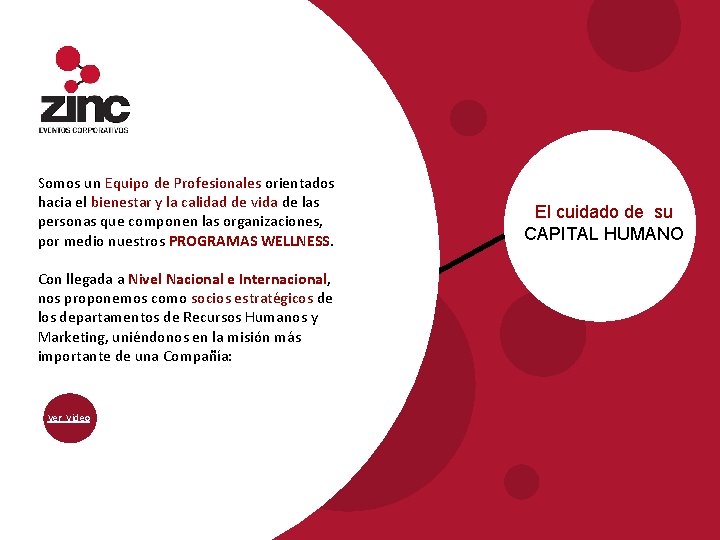 Somos un Equipo de Profesionales orientados hacia el bienestar y la calidad de vida