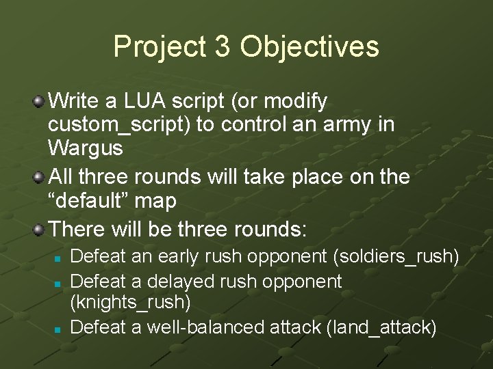 Project 3 CSE 397497 AI and Computer Games
