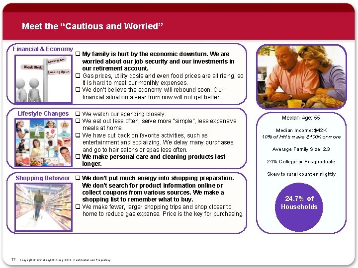 Meet the “Cautious and Worried” Financial & Economy Lifestyle Changes q My family is