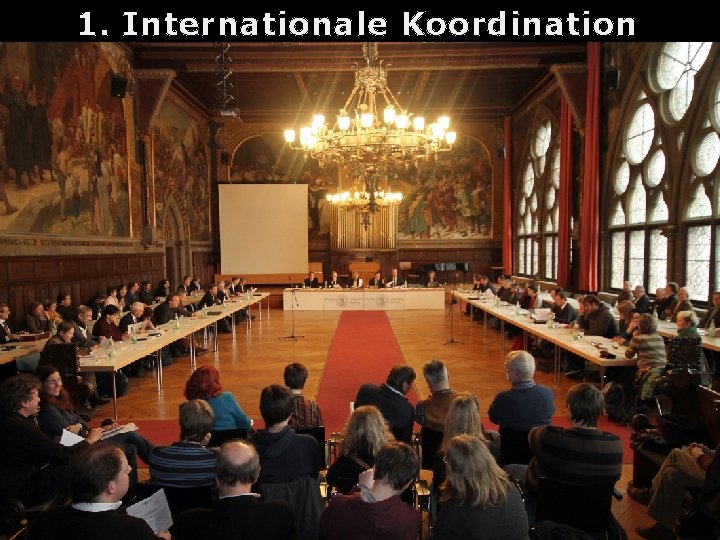 1. Internationale Koordination 