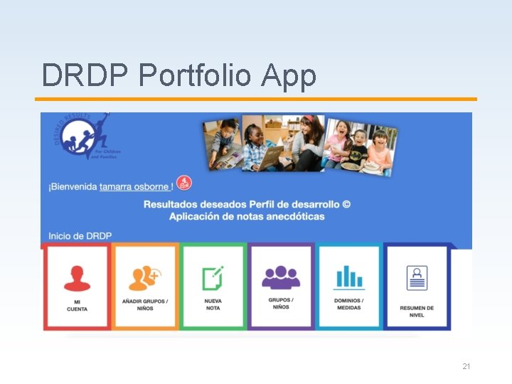 DRDP Portfolio App 21 