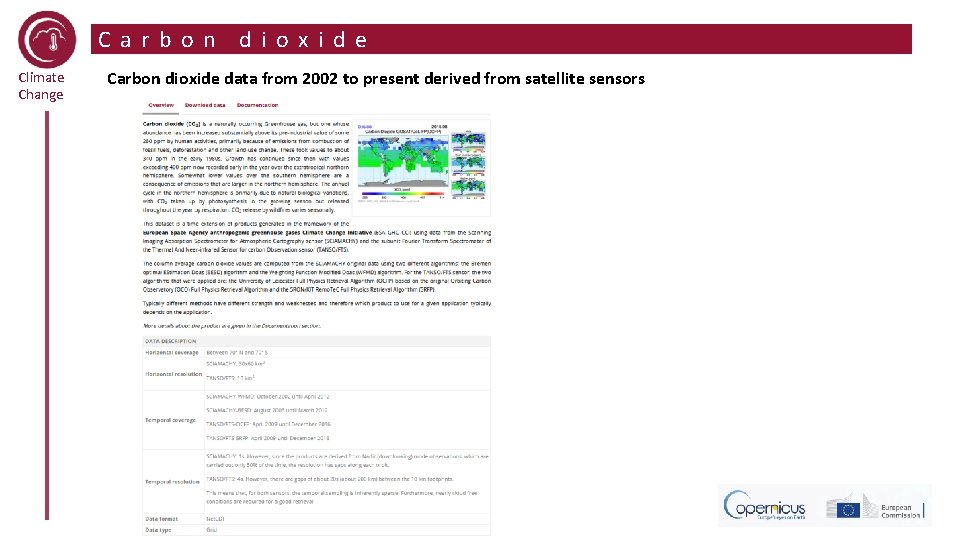 Carbon Climate Change dioxide Carbon dioxide data from 2002 to present derived from satellite