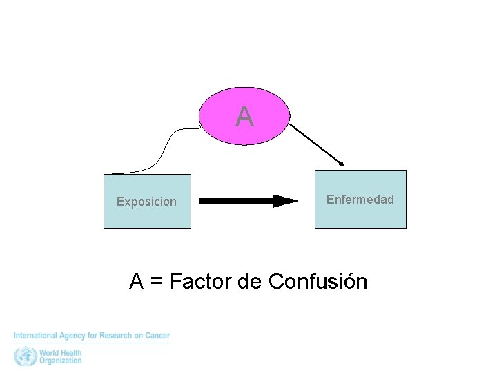 A Exposicion Enfermedad A = Factor de Confusión 