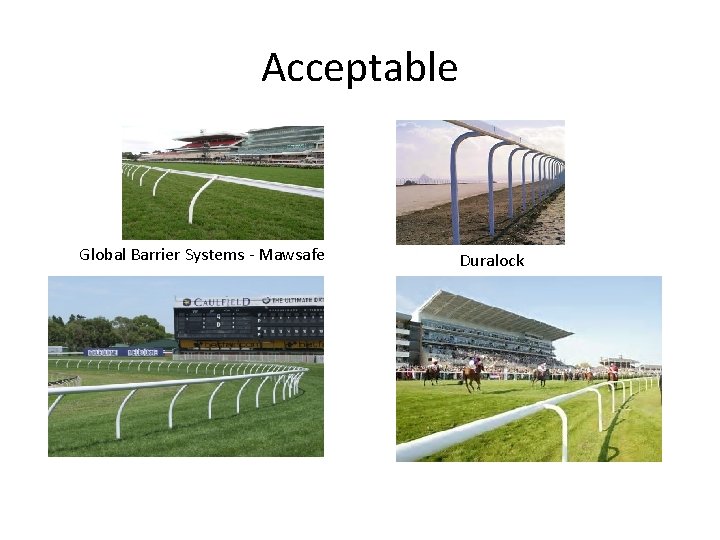 Acceptable Global Barrier Systems - Mawsafe Duralock 