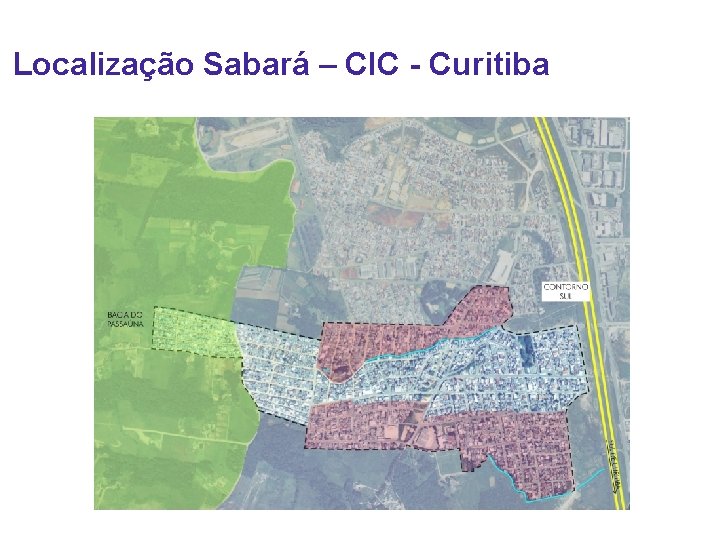 Localização Sabará – CIC - Curitiba 