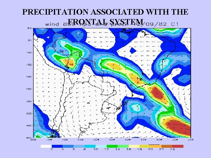 PRECIPITATION ASSOCIATED WITH THE FRONTAL SYSTEM 