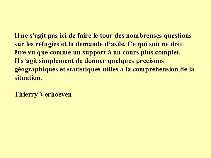 Il ne s’agit pas ici de faire le tour des nombreuses questions sur les