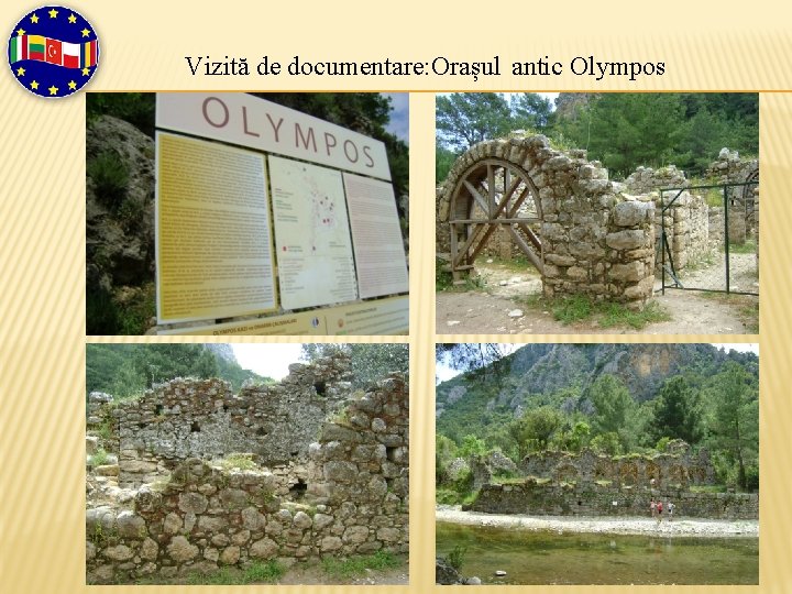 Vizită de documentare: Orașul antic Olympos 