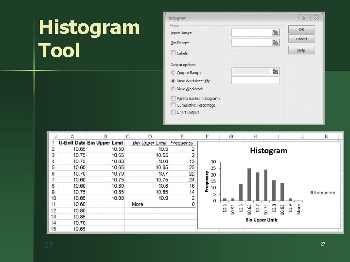 Histogram Tool 27 27 