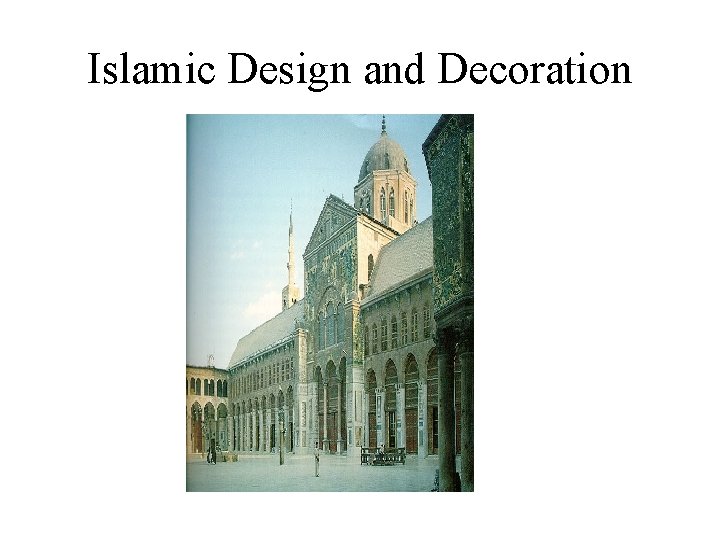 Islamic Design and Decoration 