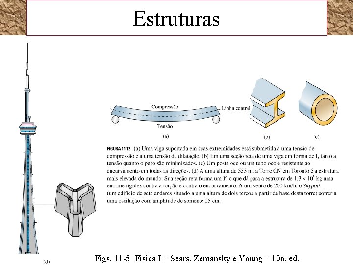 Estruturas Figs. 11 -5 Fisica I – Sears, Zemansky e Young – 10 a.